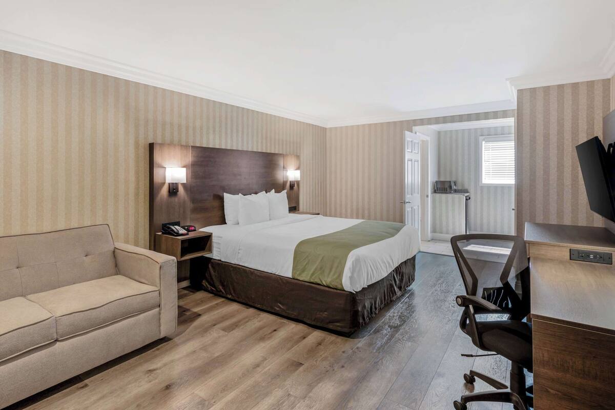 Standard Room, 1 King Bed, Sofa Bed, Non Smoking | 客房內保險箱、書桌、遮光布/窗簾、隔音