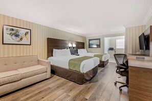 In-room safe, desk, blackout curtains, soundproofing