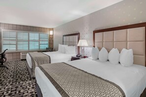 Standard Room, 2 Queen Beds, Non Smoking | 1 bedroom, in-room safe, desk, laptop workspace