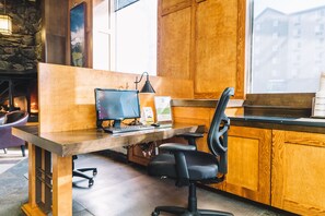 Check-in/check-out kiosk