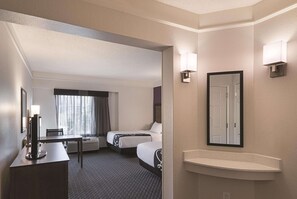 Room, 2 Double Beds, Accessible, Non Smoking | Premium bedding, desk, blackout drapes, iron/ironing board - La Quinta Inn & Suites by Wyndham Orem University Pwy/Provo (Orem)