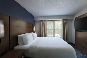 Suite, 2 Bedrooms | Premium bedding, desk, blackout drapes, iron/ironing board
