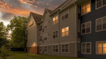 Front of property – evening/night