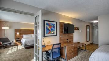 Suite, 2 Bedrooms | Desk, iron/ironing board, free WiFi, bed sheets