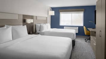 Standard Room, 2 Queen Beds | Minibar, in-room safe, laptop workspace, blackout curtains