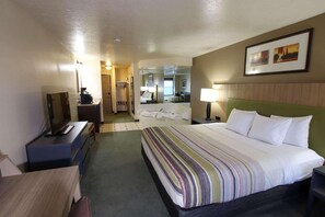 Suite, 1 King Bed, Non Smoking, Jetted Tub | Egyptian cotton sheets, premium bedding, down duvets, pillow-top beds - Country Inn & Suites by Radisson, West Valley City, UT (West Valley City)