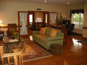 Sala de estar en el lobby