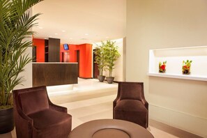 Sitteområde i lobbyen