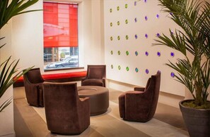 Sitteområde i lobbyen