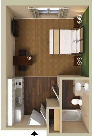 Floor plan - Extended Stay America Suites Dallas Frankford Road (Dallas)