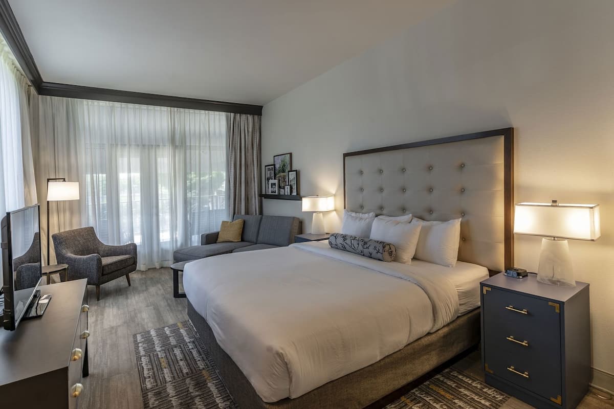 Pillow-top beds, in-room safe, desk, laptop workspace