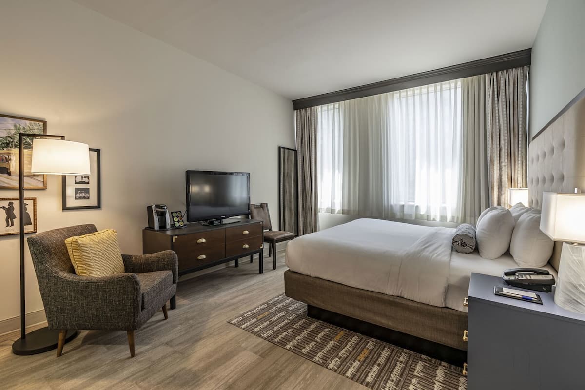 Pillow-top beds, in-room safe, desk, laptop workspace