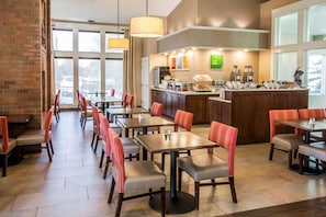 Free daily buffet breakfast