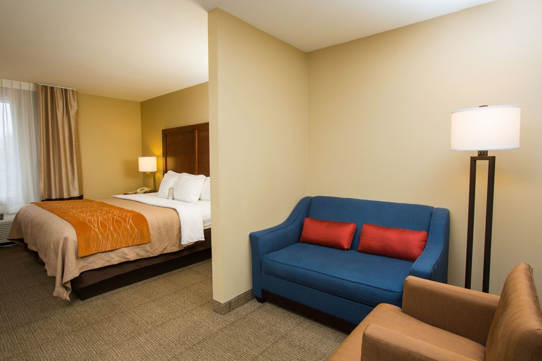 Premium bedding, pillow-top beds, individually decorated