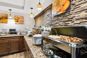Free buffet breakfast