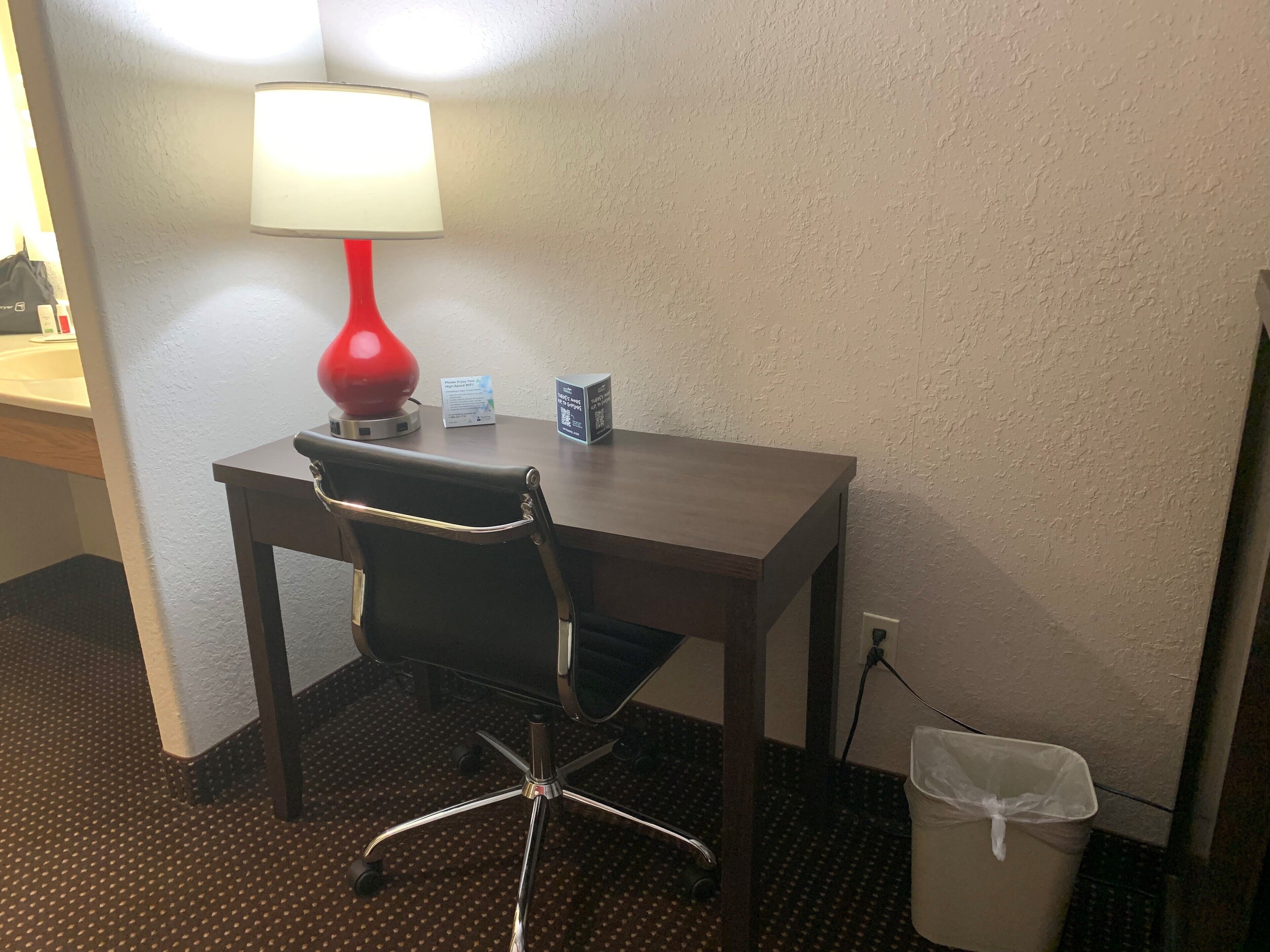 in-room safe, desk, blackout curtains, iron/ironing board
