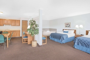 Executive Room, 2 Queen Beds, Kitchen (2nd Floor) | In-room safe, desk, blackout drapes, iron/ironing board