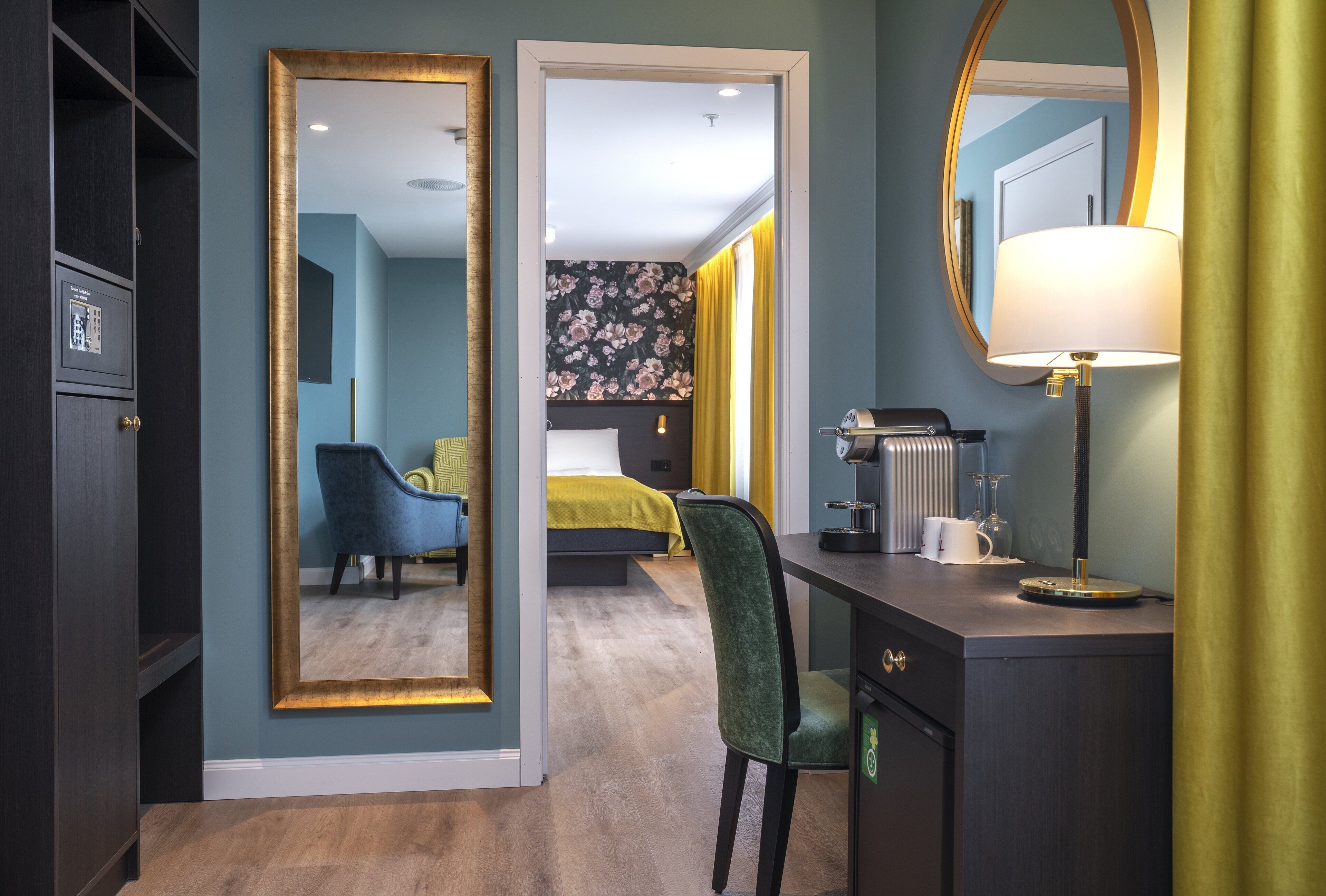 Premium bedding, pillow-top beds, minibar, desk