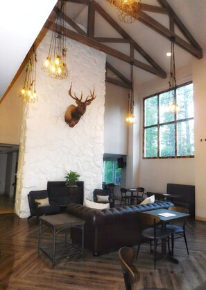 Sala de estar en el lobby