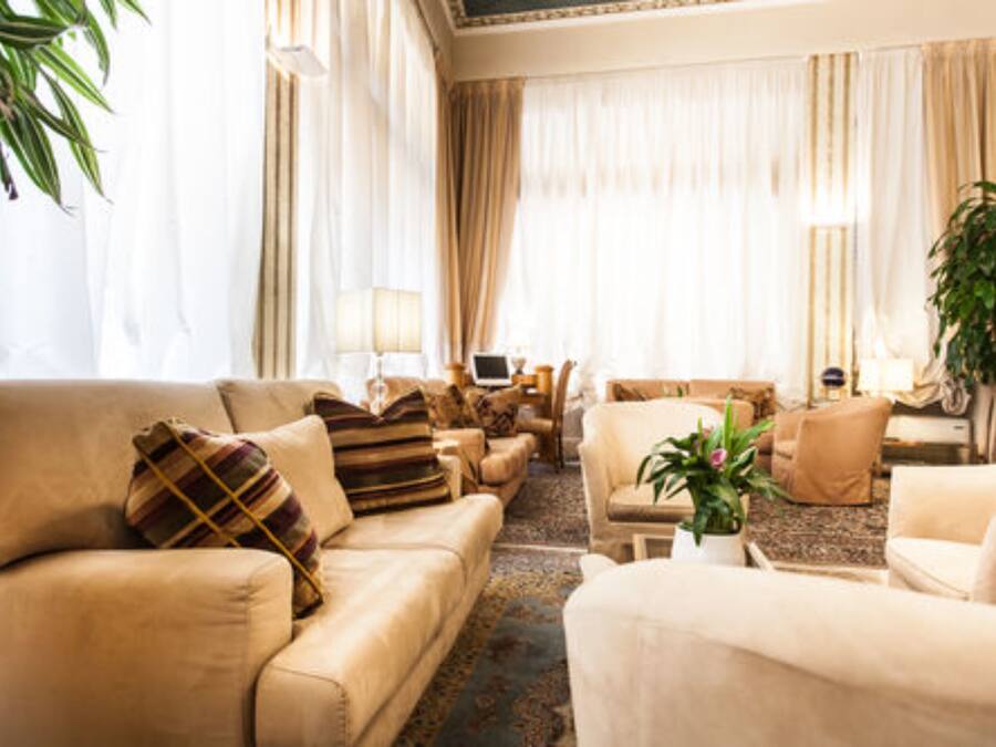 Lobby sitting area