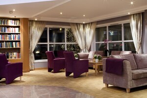 Sitteområde i lobbyen