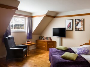Rom – standard, 1 dobbeltseng, ikke-røyk | Skrivebord, strykejern/-brett og barnesenger