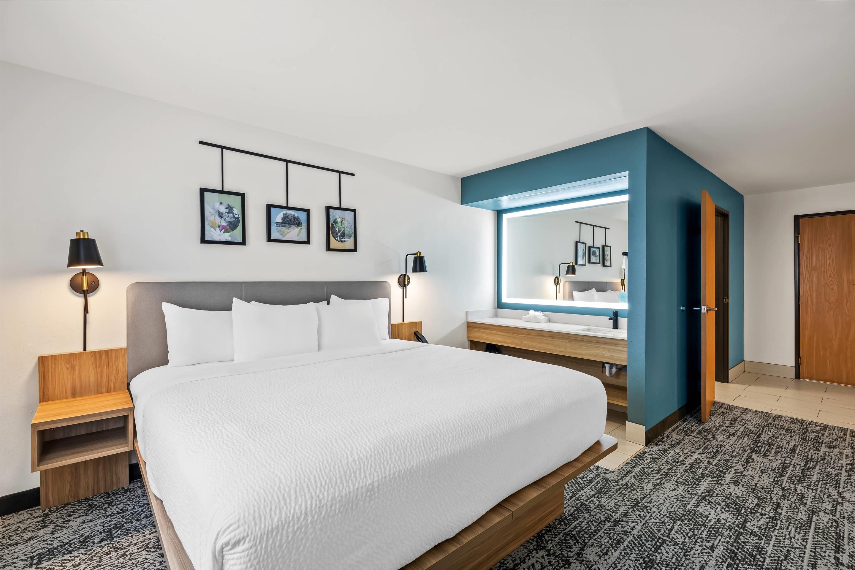 Hypo-allergenic bedding, pillowtop beds, individually decorated