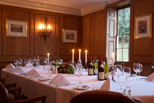 Dîner servi sur place