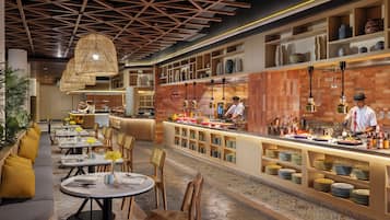 Daily buffet breakfast (SGD 35 per person)