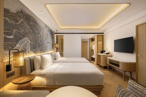 Minibar, in-room safe, desk, blackout drapes