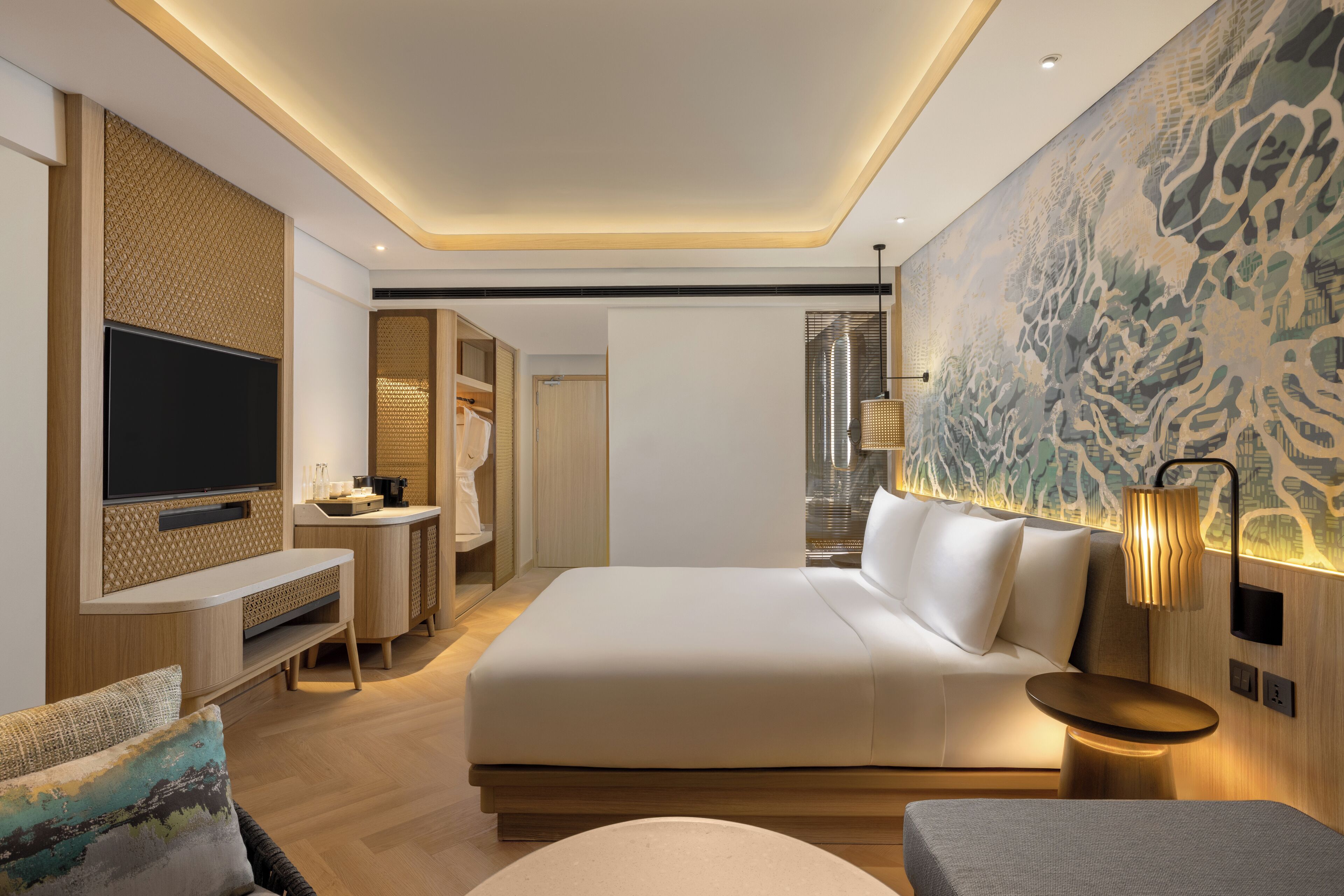 Minibar, in-room safe, desk, blackout curtains