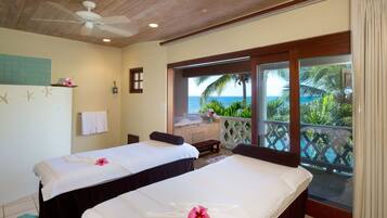 Body treatments, aromatherapy, hot stone massages, deep-tissue massages