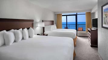 Hypo-allergenic bedding, in-room safe, desk, laptop workspace