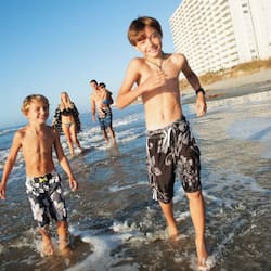 On the beach, beach bar, fishing