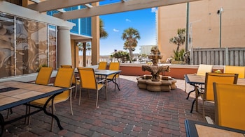 Patio, balcany or terrace at Best Western Ocean Sands Beach Resort