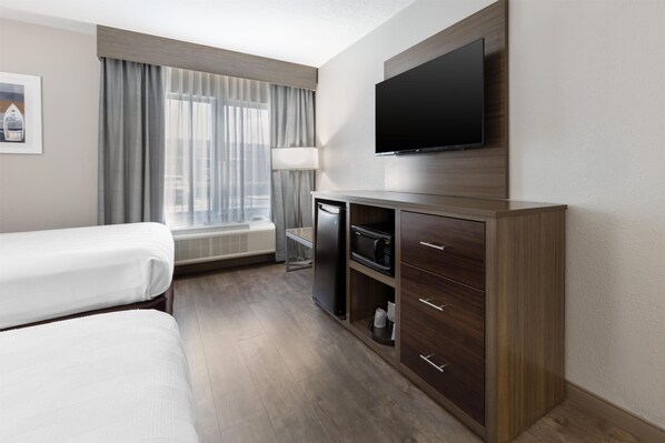 Standard Room, 2 Queen Beds, Non Smoking, Refrigerator & Microwave
