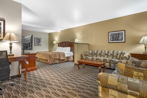 Suite, 1 King Bed, Non Smoking, Refrigerator & Microwave (Larger Room;with Sofabed)