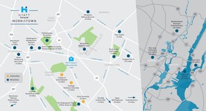 Property map - HYATT House Morristown (Morristown)
