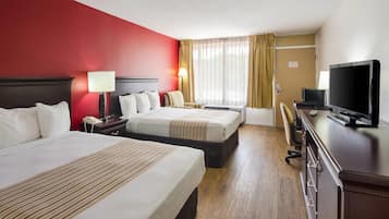 Desk, iron/ironing board, free cribs/infant beds, rollaway beds