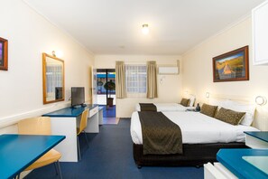 Minibar, desk, iron/ironing board, free WiFi