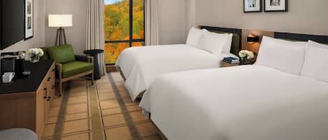 Hypo-allergenic bedding, in-room safe, desk, laptop workspace