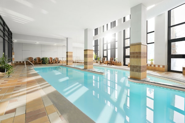 Indoor pool, 2 outdoor pools, open 9:00 AM to 10:00 PM, sun loungers