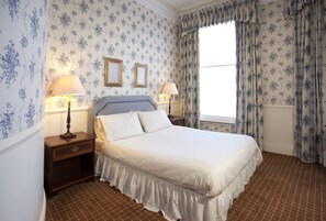 Individually decorated, individually furnished, desk, blackout curtains
