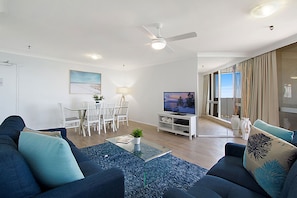 Superior Apartment, 3 Bedrooms | Living area - Focus Apartments (Surfers Paradise)