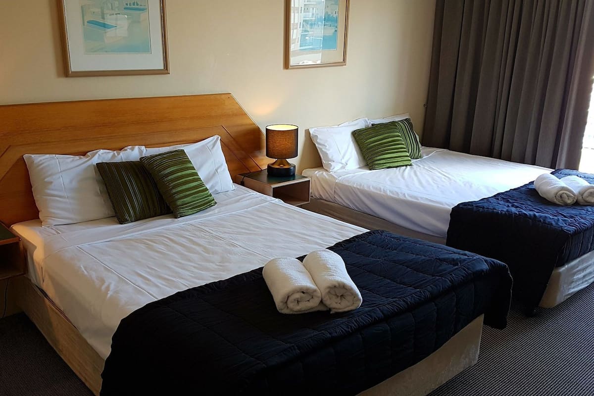 Individually decorated, individually furnished, desk, laptop workspace