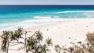 Beach nearby, white sand