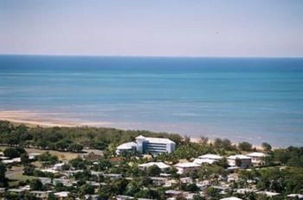 Vlak bij het strand