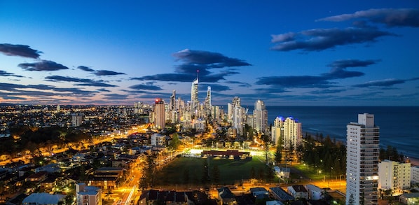 Vistas a la ciudad desde el alojamiento