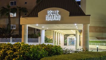 Front of property - evening/night