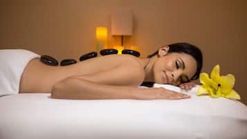 Couples treatment rooms, sauna, hot tub, steam room, body treatments